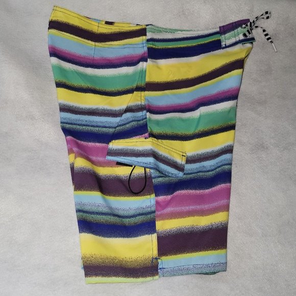 Uglies Board Short Mens M On The Horizon 9 Inch Cargo Pocket Swim 5036 - Picture 8 of 11